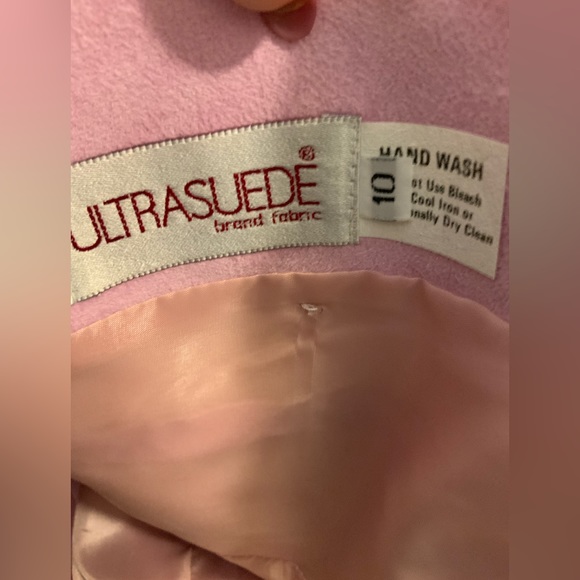 ULTRASUEDE Brand fabric Suit - shade of lavender size 10 - Picture 10 of 15